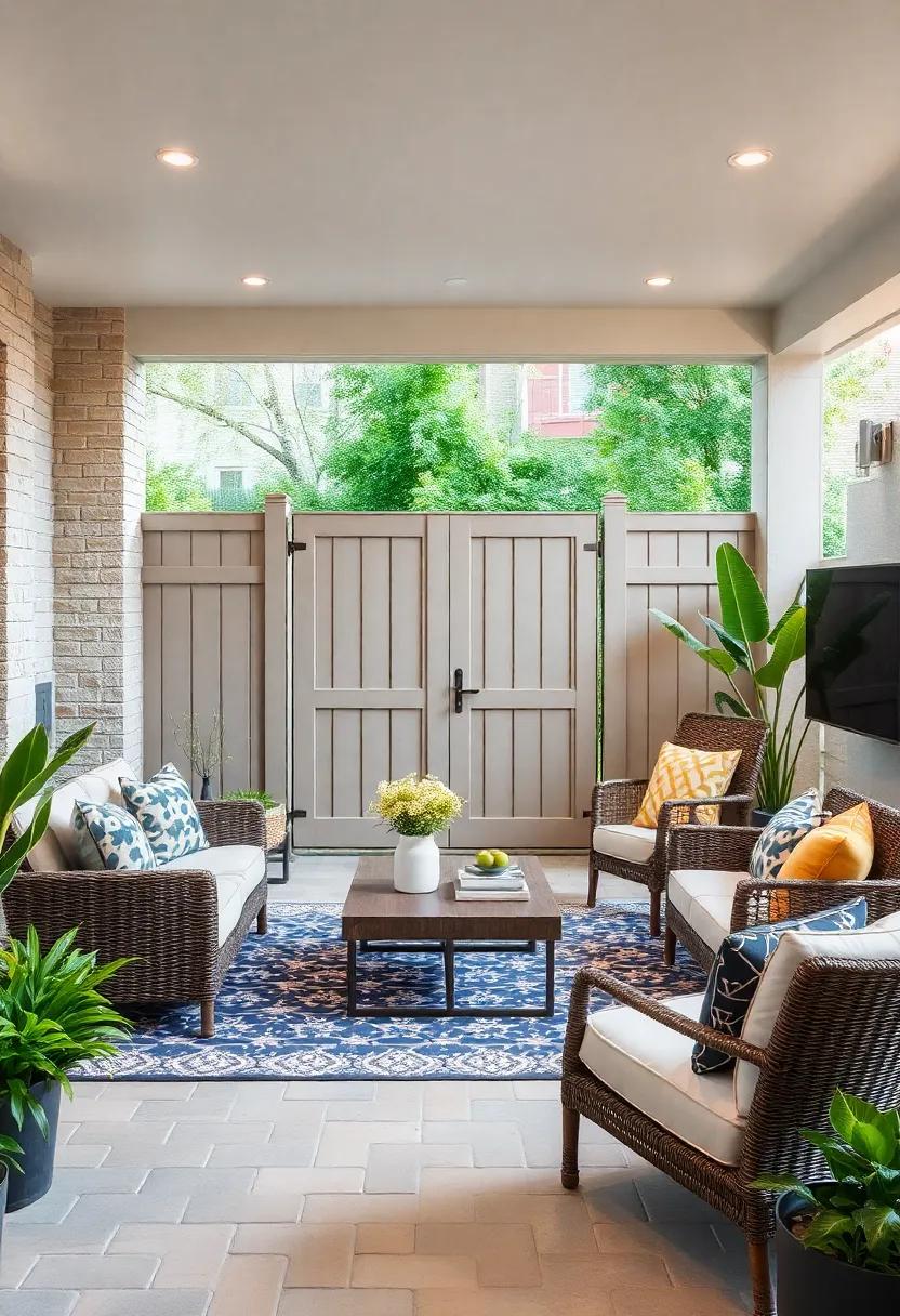 Privacy with Style: For ‌better privacy, select tall composite boards⁤ with a decorative gate that blends ⁣seamlessly⁢ into your design