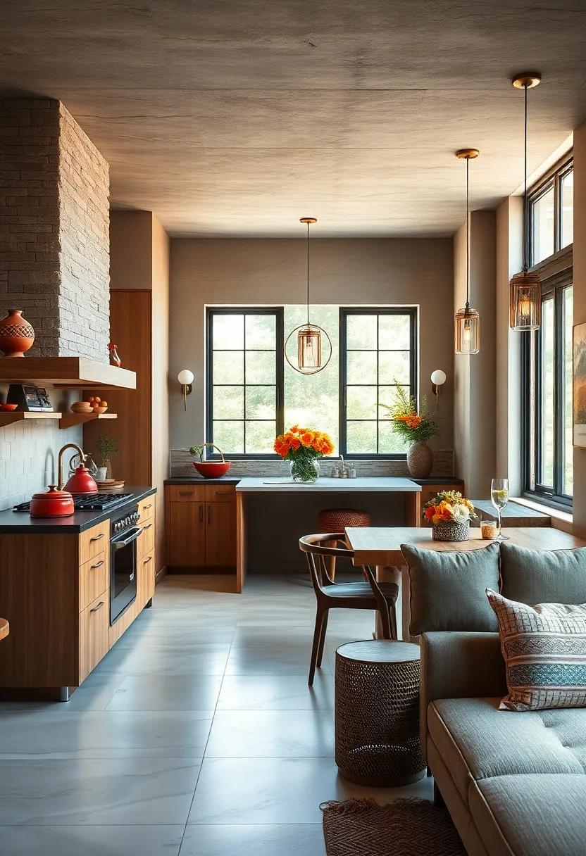 Open Up the Floor Plan: If possible, knock down walls to merge the kitchen with adjacent rooms for a more fluid living experience