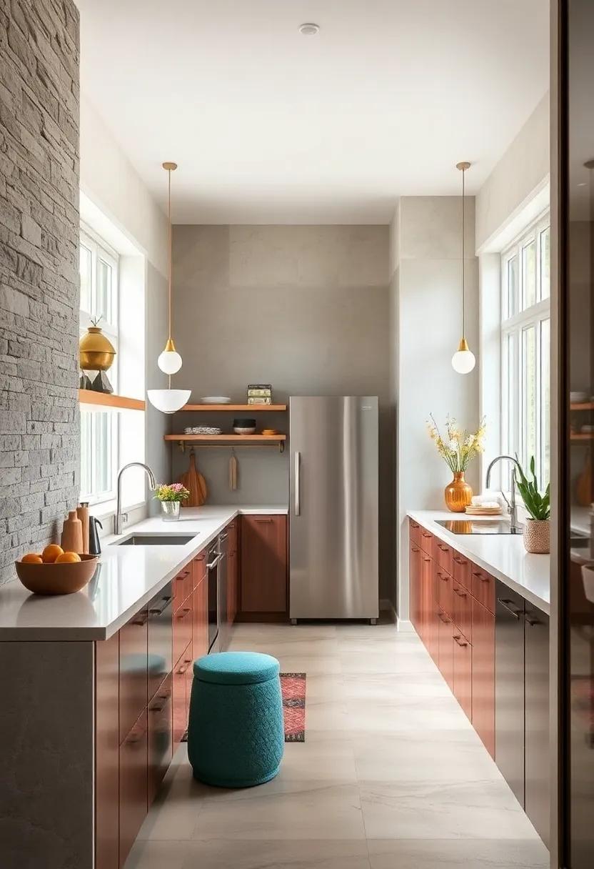 Textured Finishes: Incorporate a mix of textures—such as matte and glossy surfaces—to create depth and interest in your kitchen design