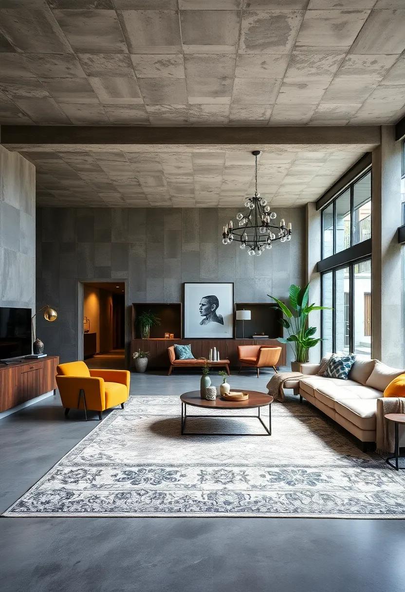 Create zones ⁢with rugs: Define ⁤different areas in ⁤your open-concept space⁣ using area rugs that complement the industrial vibe
