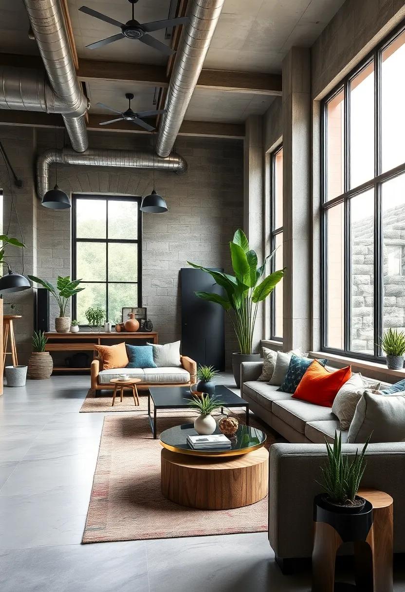 Integrate greenery: Bring in large plants or‍ succulents to add life and ‌contrast against hard surfaces