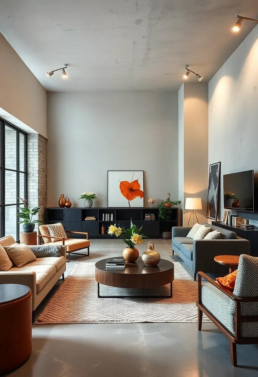 Layer⁤ textiles: Mix leather, wool, and linen for a comfortable ⁤yet‍ stylish ambiance that softens the industrial edge