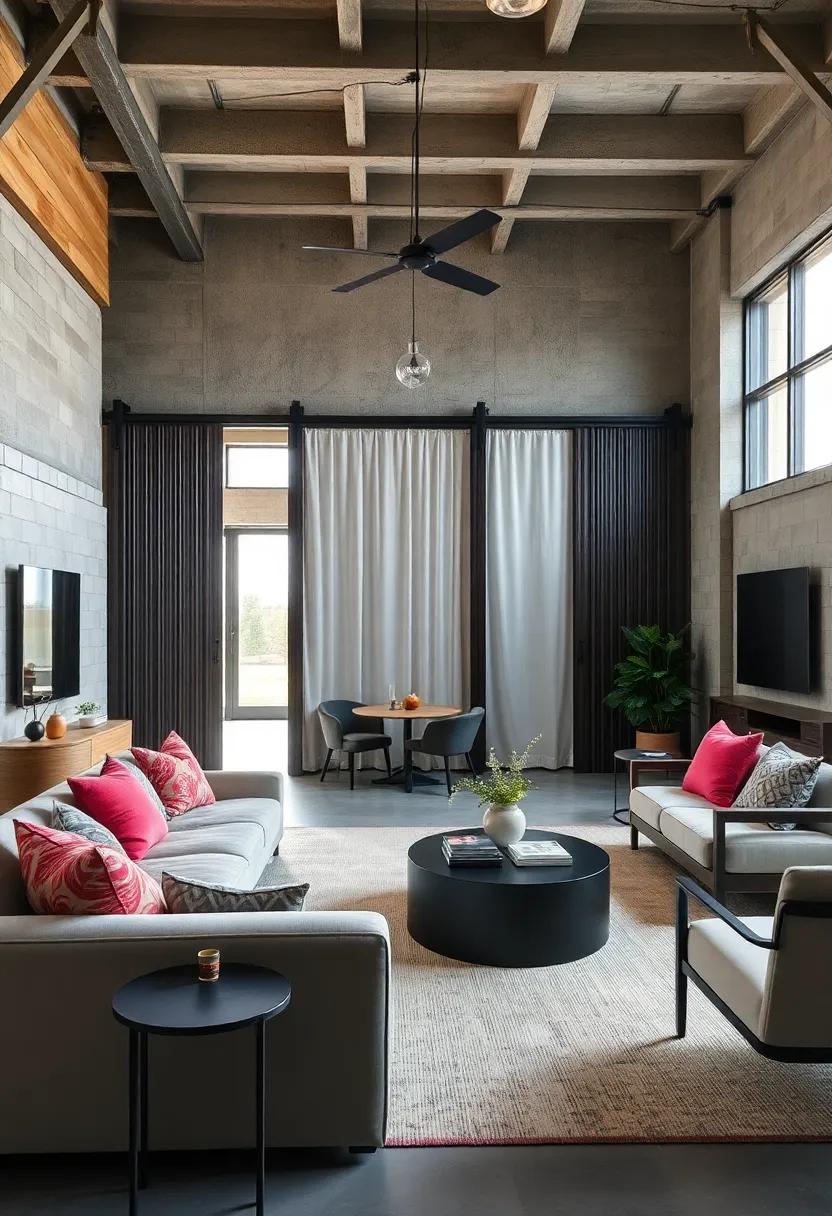 Mimic warehouse settings: Use sliding ‍barn doors or partitions to create intimate sections⁣ while maintaining an open feel