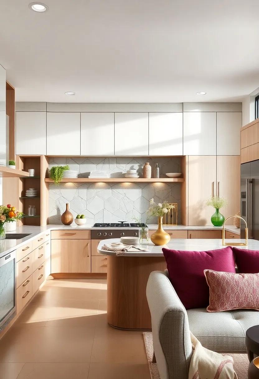 Curved Cabinets for Unique Spaces:‌ Incorporate curved cabinetry to​ soften lines ‍and create a⁢ stylish flow⁣ in your kitchen design