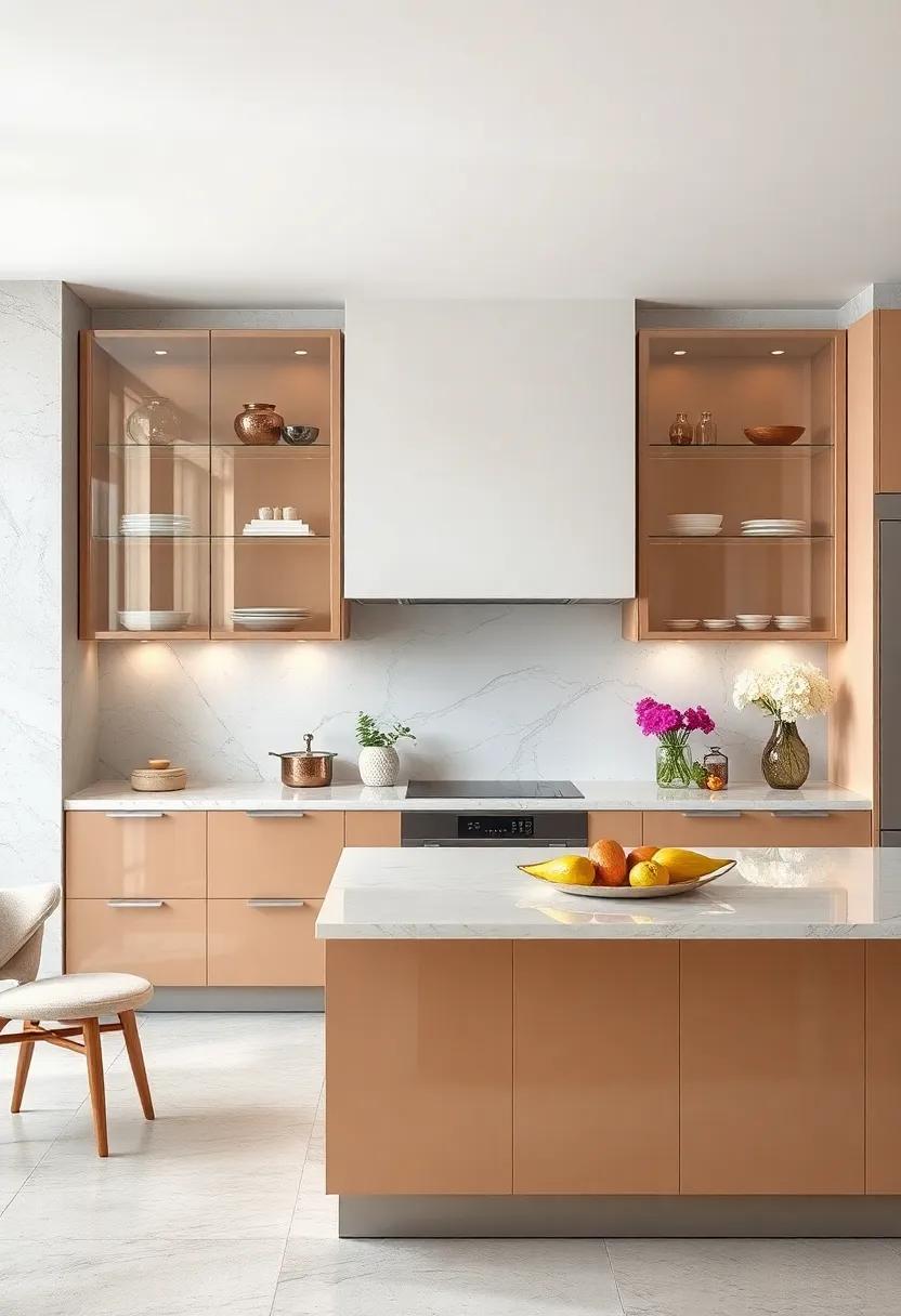 High-Gloss Lacquer Cabinets:⁢ Reflective surfaces⁤ impart a futuristic vibe, making your kitchen ⁢feel open and airy ‍while showcasing your style