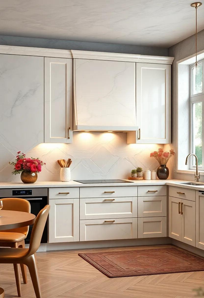 Shimmering‍ Pearl⁢ Cabinets: Add a soft, iridescent quality to your kitchen with pearl finishes ‍that ⁤catch the eye and‌ elevate‍ your space