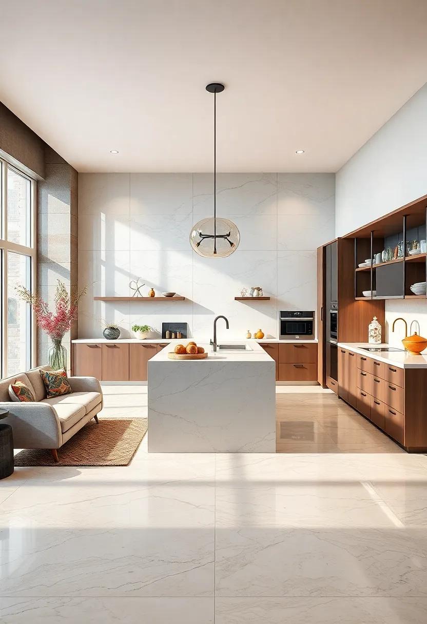 Opulent‍ Flooring: Choose ⁤rich​ hardwood, ‍elegant marble ⁤tiles, or even luxurious vinyl that not⁤ only looks stunning but ⁢also ‌feels warm and inviting⁢ underfoot