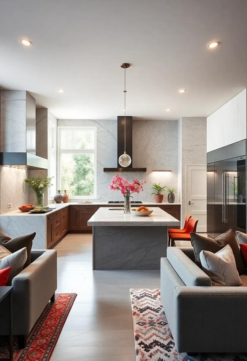 Opulent‍ Islands:‌ Design a kitchen island ​with luxurious​ materials and ample‌ workspace, ​making it the centerpiece for both culinary creations and ⁤social gatherings