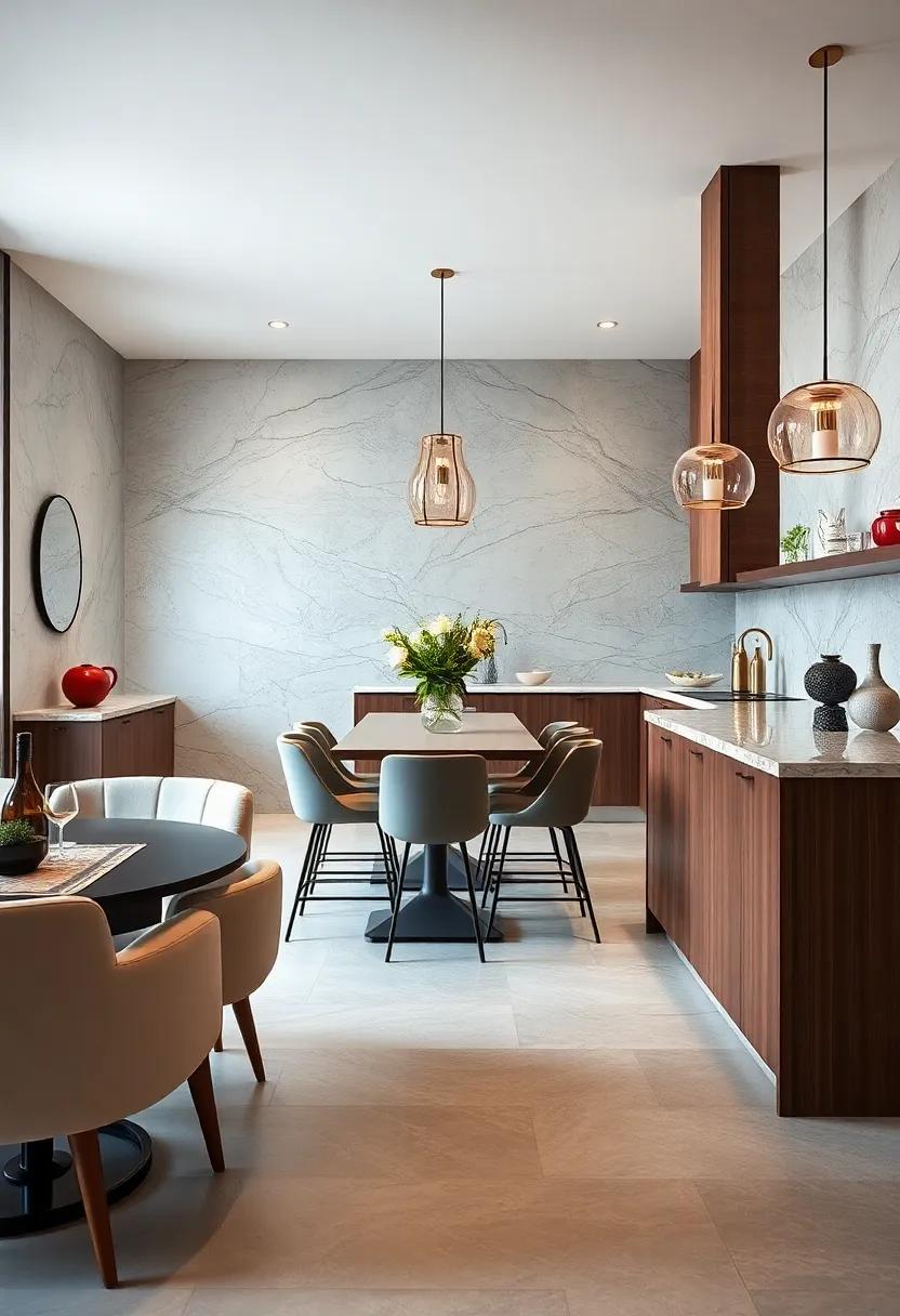 Upscale Seating: Invest in ⁤luxurious‌ bar stools or dining⁤ chairs with ⁤high-quality ‌materials​ and ergonomic designs, ⁤inviting comfort in your ​dining area