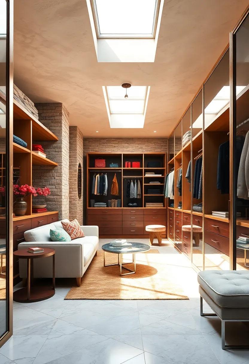 Skylights for Natural Light: Embrace ‍natural light with skylights, ⁢allowing ⁢the sun⁢ to illuminate your closet​ space beautifully throughout ⁤the day