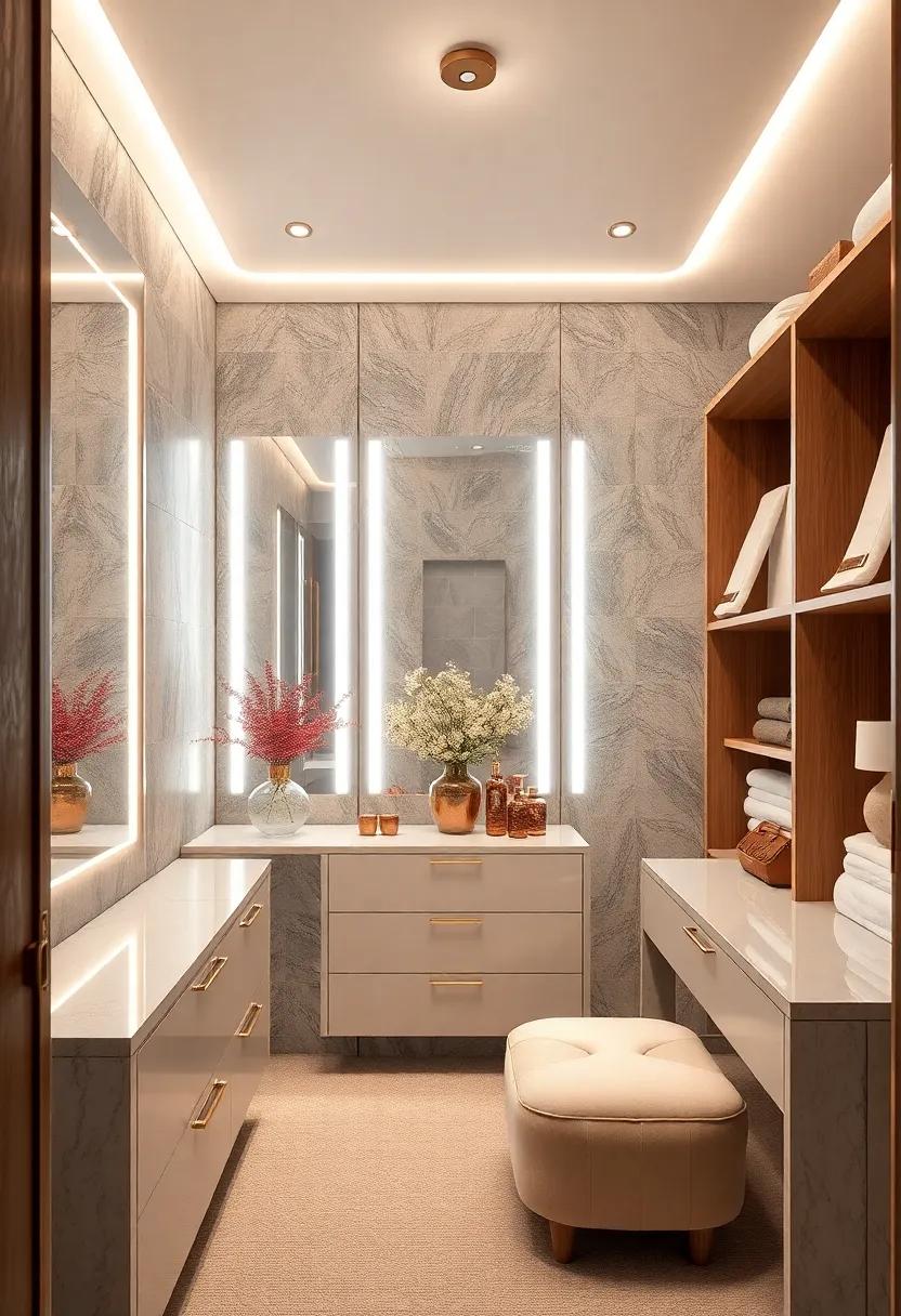 Backlit Vanity Mirrors: Add a touch ⁢of glam with ‌backlit mirrors that enhance beauty while providing essential light for your ‌skincare and makeup routines