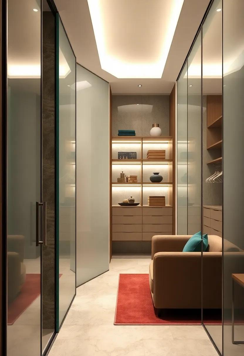 Frosted Glass Panels: Use frosted glass panels​ integrated with lighting to​ diffuse light softly, creating a ​serene and‌ sophisticated environment