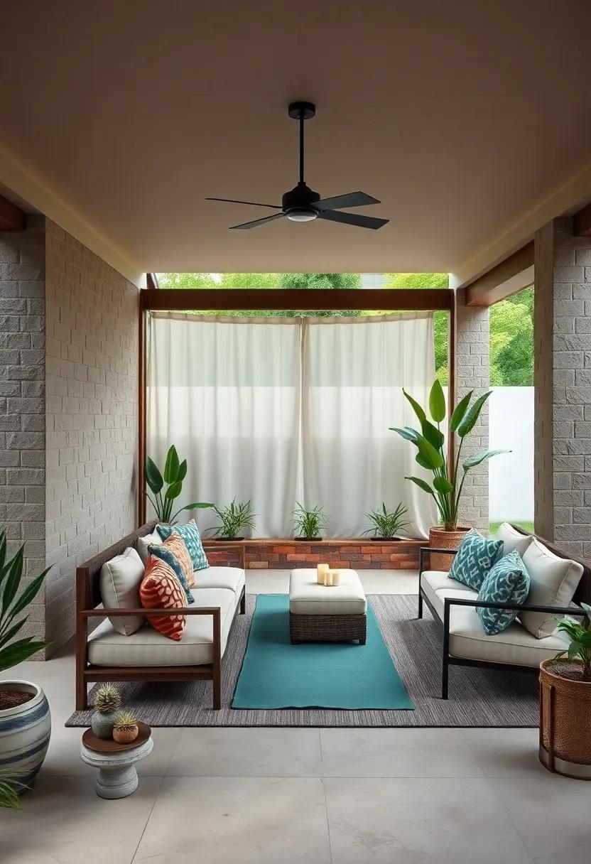 Host Outdoor Yoga or Meditation:⁤ Dedicate a‍ quiet corner of your patio for yoga or meditation practices, complete with mats ⁤and calming decor