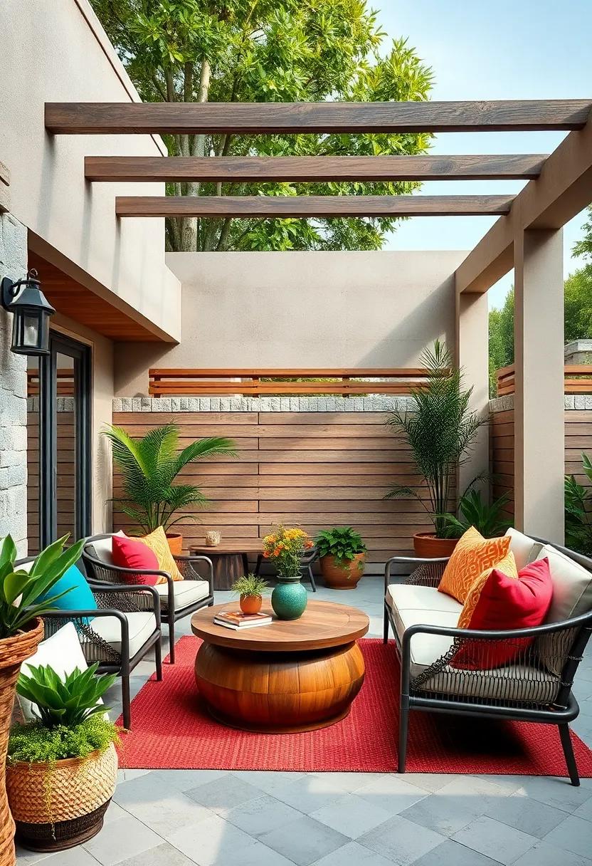 Use ⁣Colorful Accents: bring your patio to life with ⁣colorful ‍cushions, throws, ‌and ​decorative items‌ that reflect your ‌personality