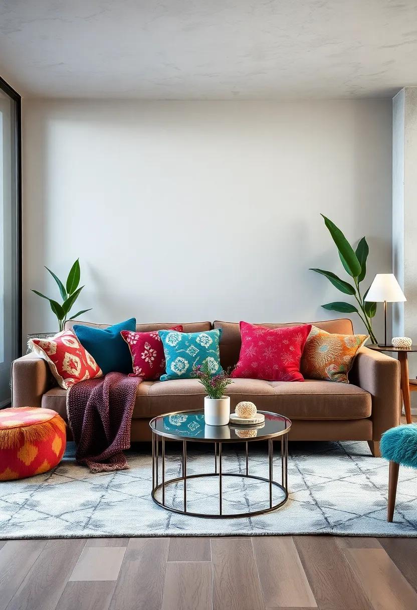 Colorful Accent Pillows: Infuse ​your⁣ space with vibrant hues and‍ playful patterns that⁤ invite relaxation and a sense of‌ fun