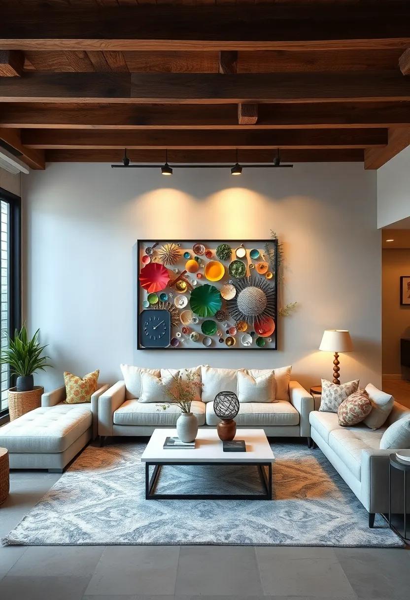 DIY Art ‌Installation: Craft an art piece‌ from everyday items that ‌can be rearranged or⁣ changed ‌seasonally to keep the space feeling fresh