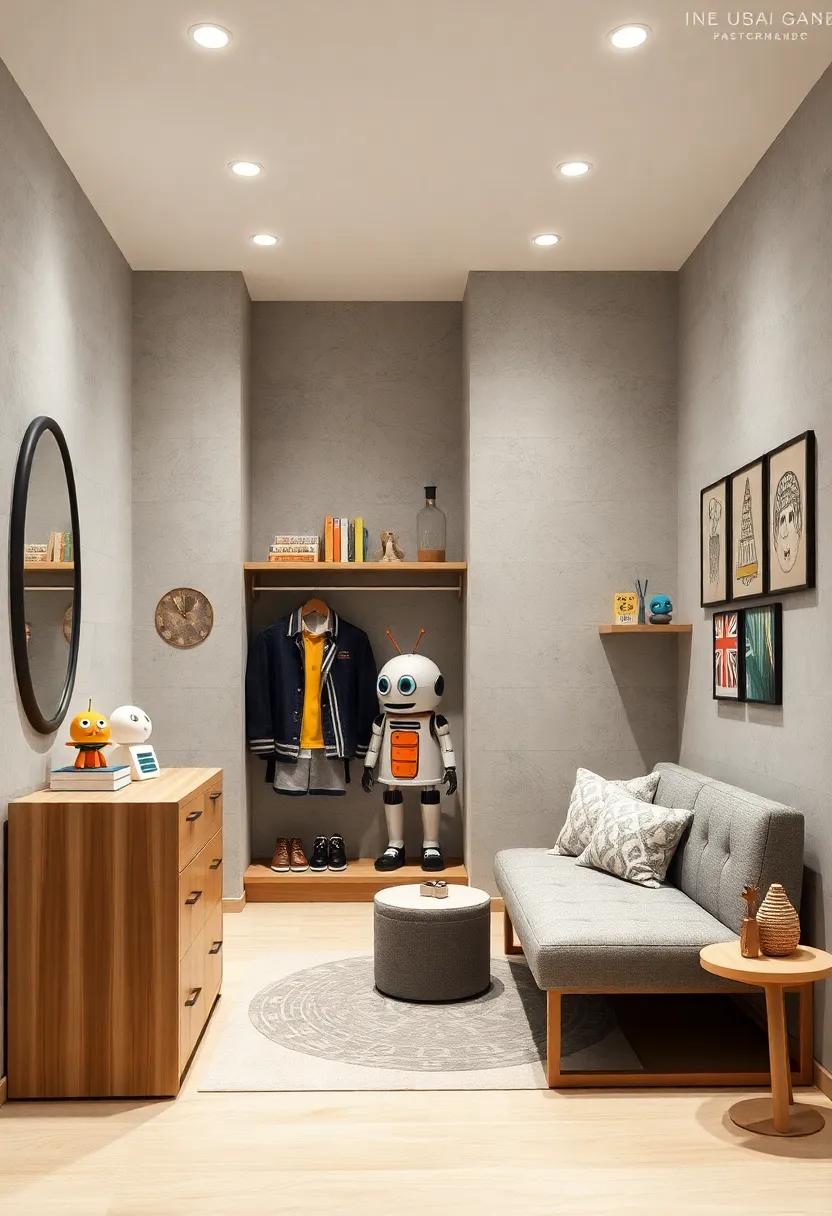 Creative‍ Robot Costume Area: Set up⁣ a small dressing ​area⁤ with robot costumes or​ accessories, encouraging⁤ kids⁤ to explore their​ creativity through imaginative play