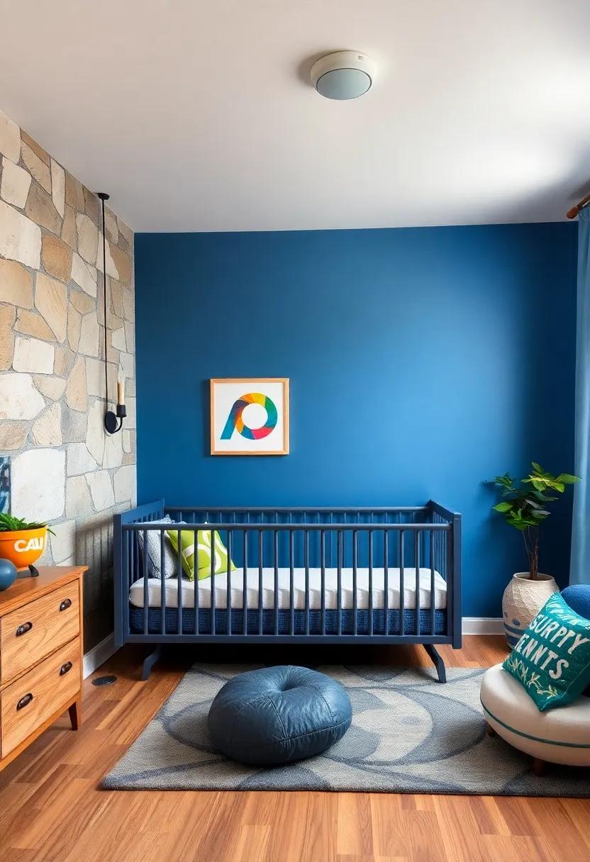 Explore ⁤a Robot Color Palette: Use‍ vibrant ​blues, metallic silvers, and playful greens to ‌create a striking⁣ backdrop⁤ for your nursery, ‌reminding little ones of their favorite ⁣sci-fi adventures