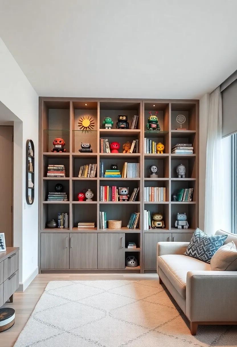 Interactive Robot⁣ Bookshelves: Design custom bookshelves shaped like robots,where each compartment⁤ represents a ‌different robot character,enticing ⁢a love ⁢for reading