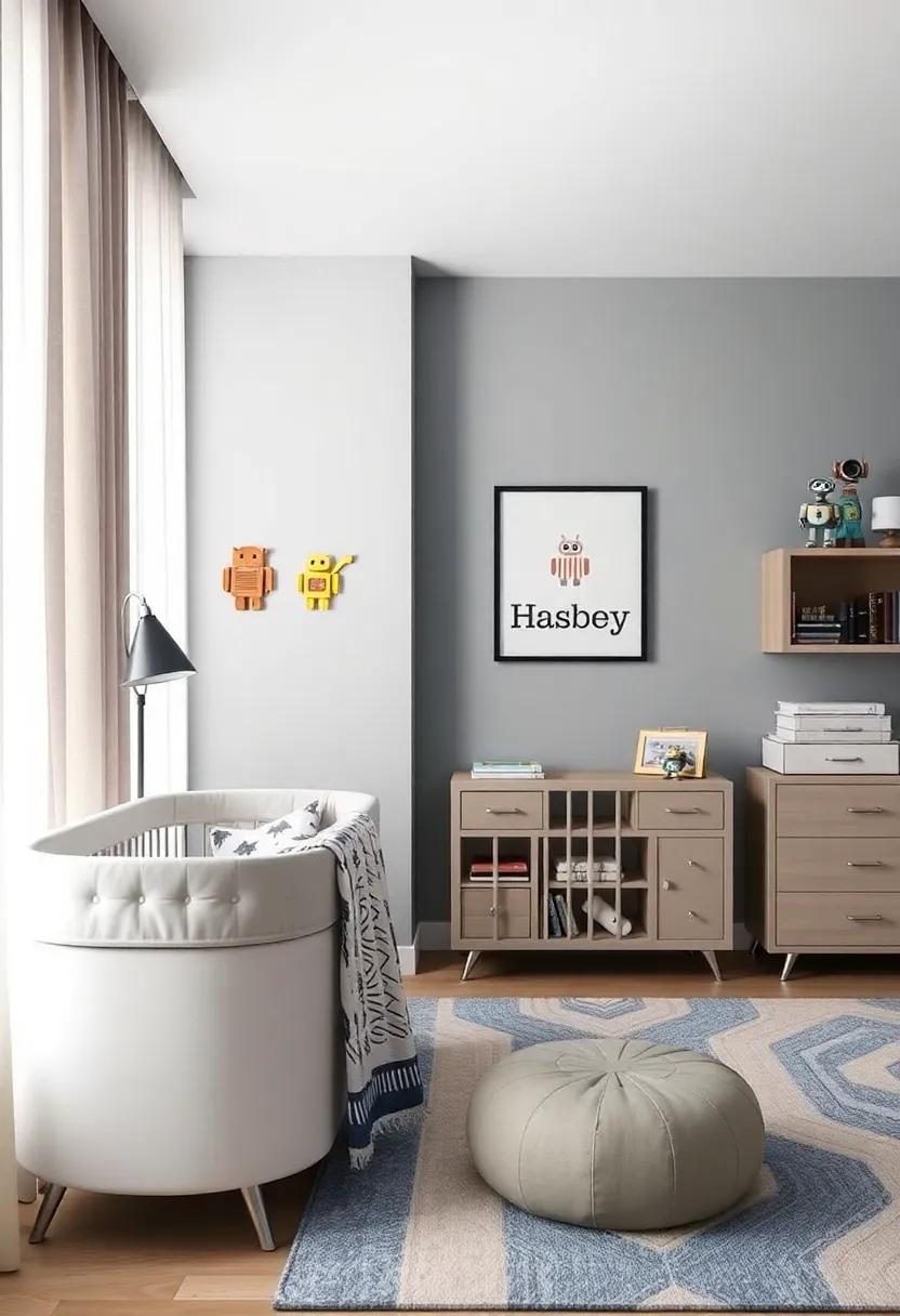 Robot Name ⁢Labels: Personalize storage ​and organization⁢ with ⁤custom name labels designed like robot elements, ​providing a chic yet functional ‌aesthetic