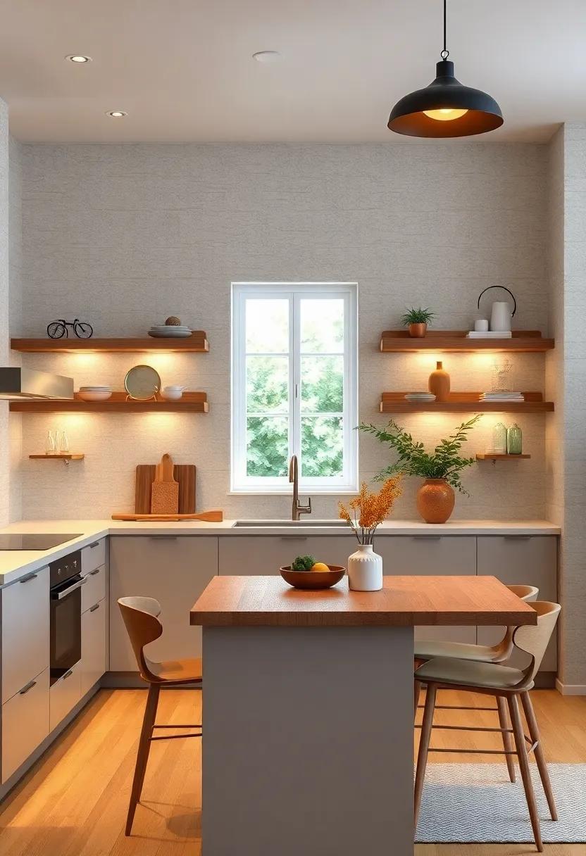 Hidden Lighting: Integrate lighting within shelves or⁣ nooks to highlight ‍decorative⁣ items and create an enchanting glow