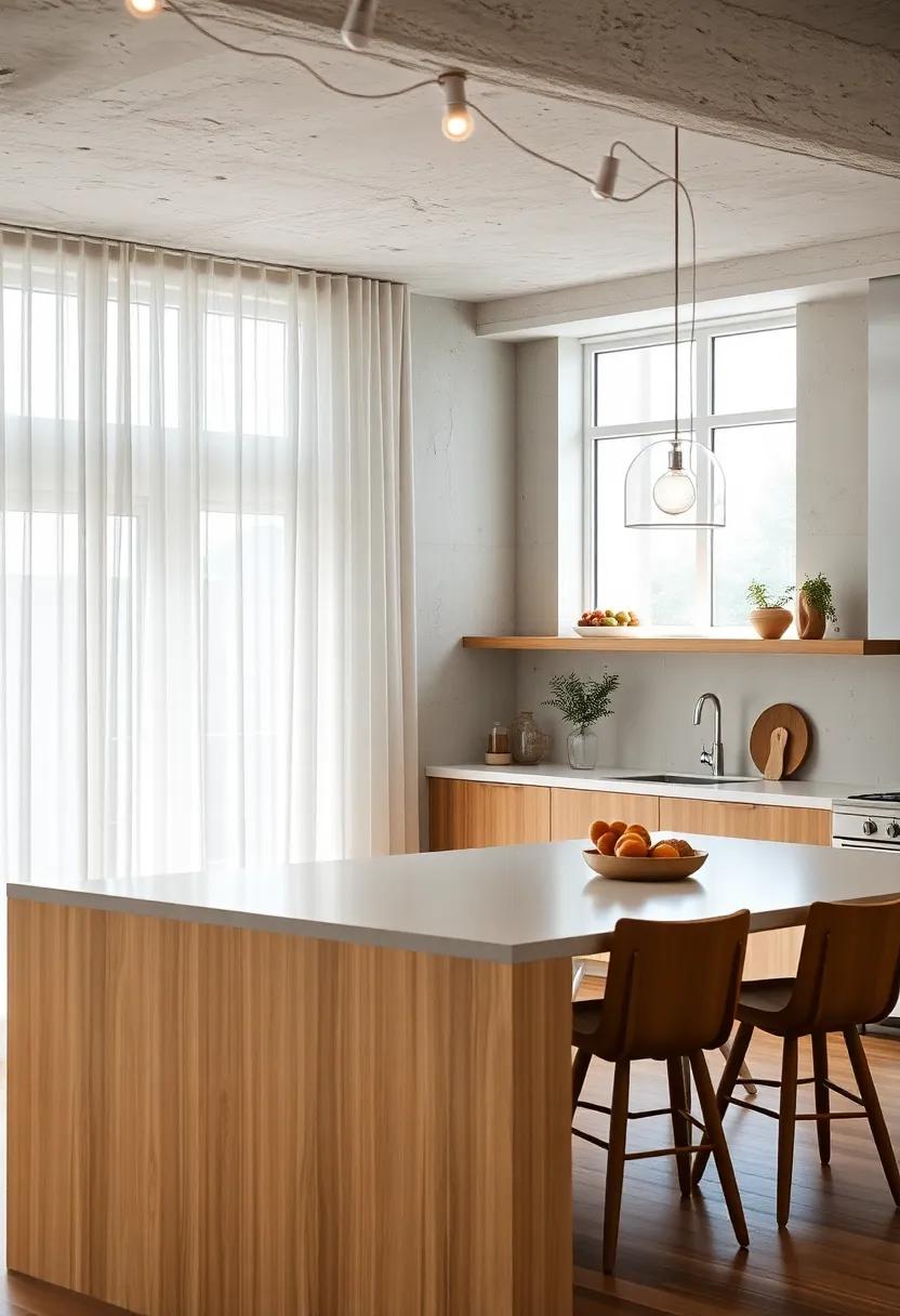 Natural Light Maximization: Hang sheer curtains to‍ invite natural light⁢ while maintaining privacy, pairing it with soft⁢ ceiling fixtures