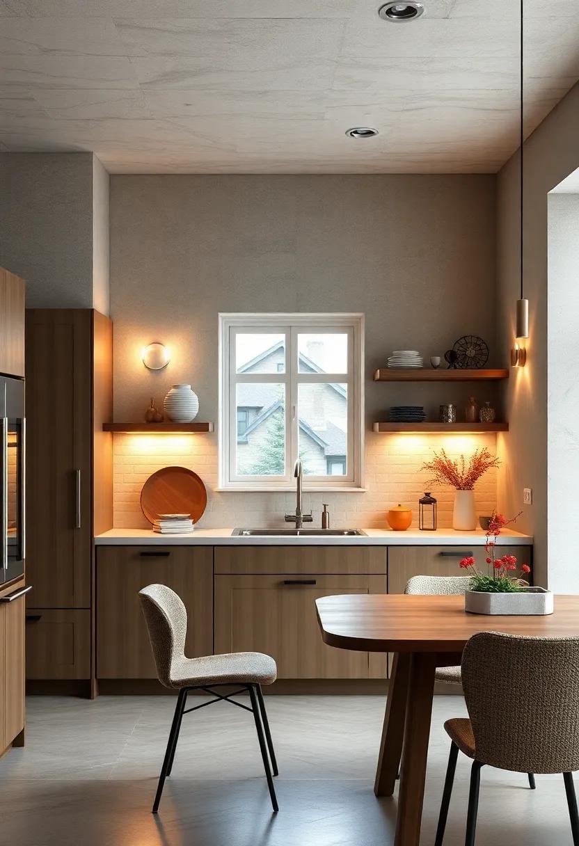 Sconce Elegance: Install wall sconces to add visual interest and provide focused lighting⁢ in specific areas of ⁣the kitchen