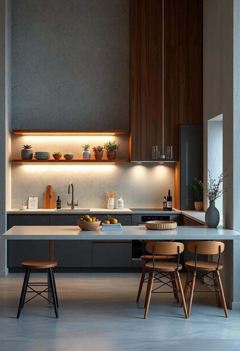 Under-Cabinet Lighting: Install LED strip lights beneath your cabinets for a​ practical yet ​stylish solution that enhances visibility