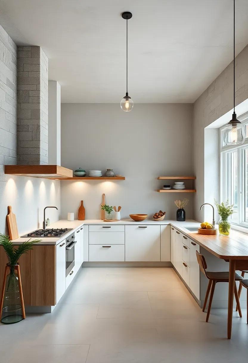 Zen Atmosphere: Choose soft, warm-toned lighting fixtures​ to create a calming atmosphere for your culinary space