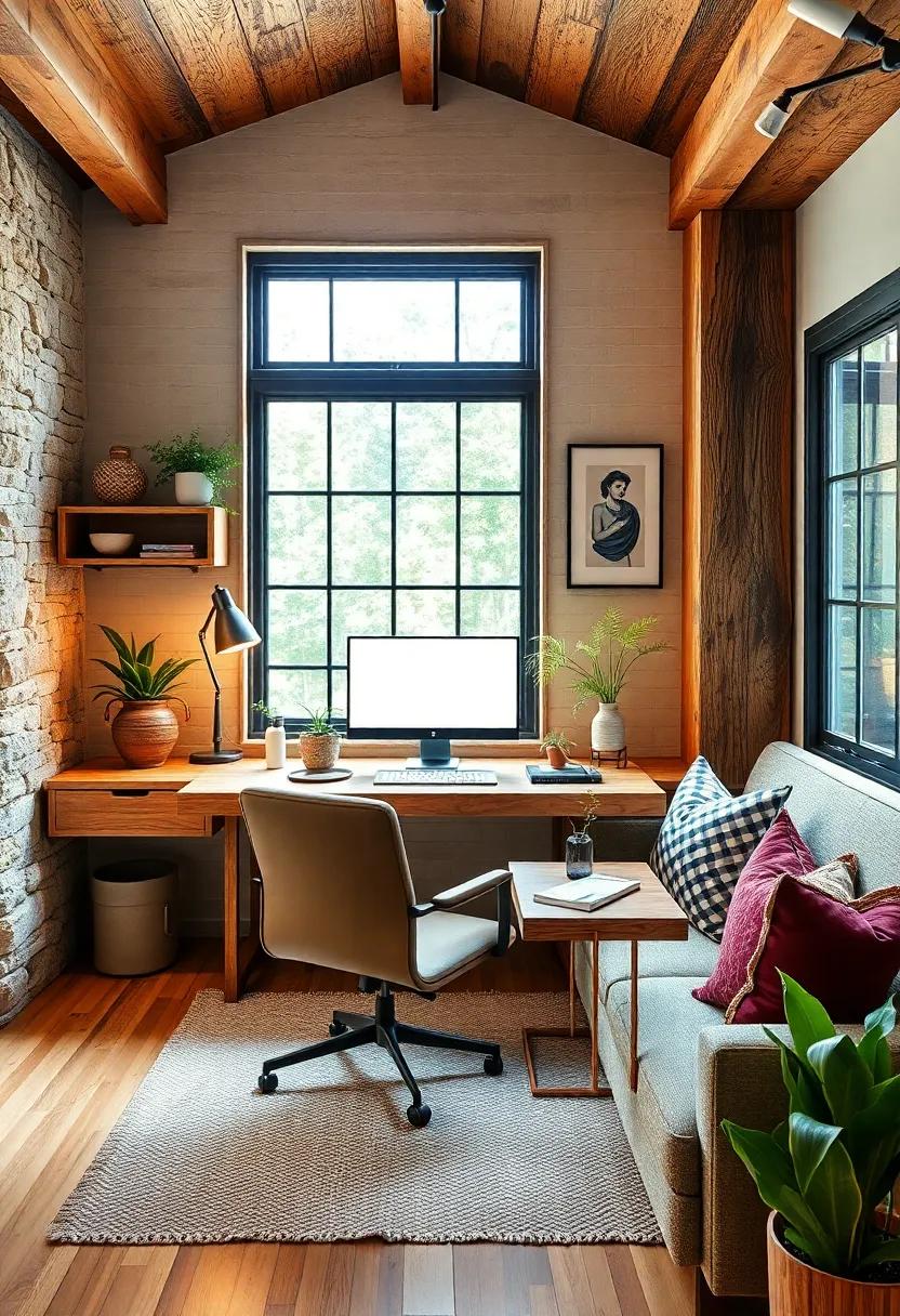 Transformative⁢ Dining Space: Find‌ inspiration in an elegant dining⁢ room table that doubles as an office desk with a retractable keyboard​ tray, making⁣ the ‌transition from meals to meetings seamless