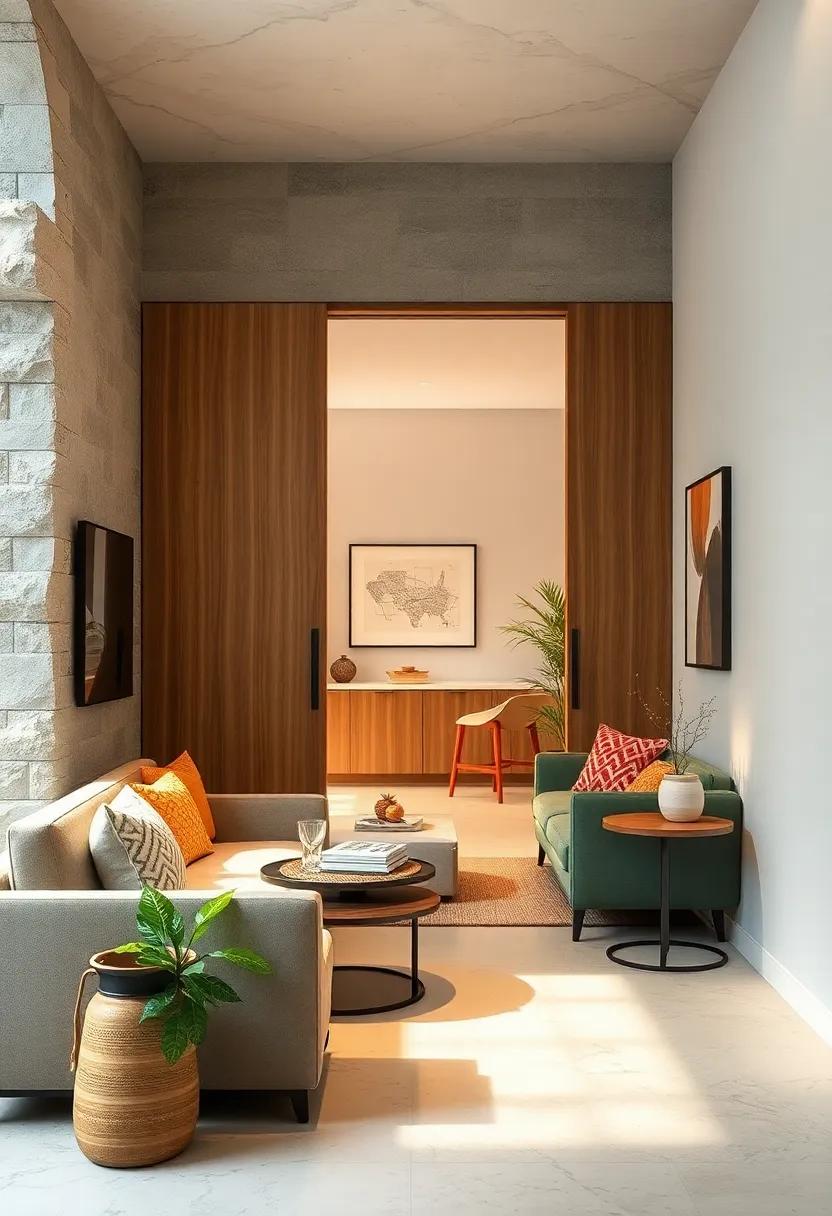 Sliding Doors: Swap conventional doors for sliding or pocket doors to save room when opening and closing, ideal for tight areas