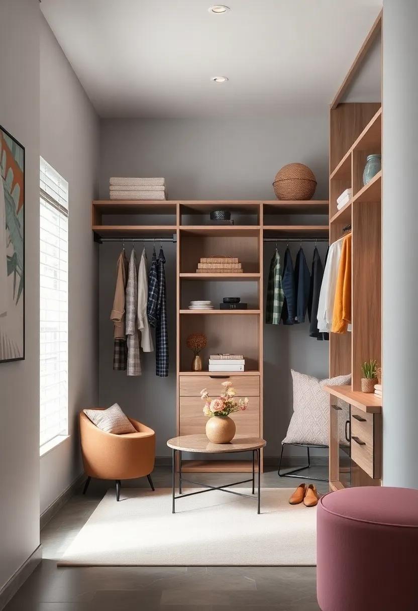 Custom Closet Solutions: Invest in organizers and shelving that fit your wardrobe perfectly, maximizing vertical space for clothes and accessories