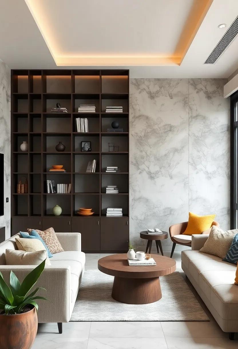 Clever Room Dividers: Embrace foldable screens or shelving units that can act as both storage and separation for designated areas without sacrificing style