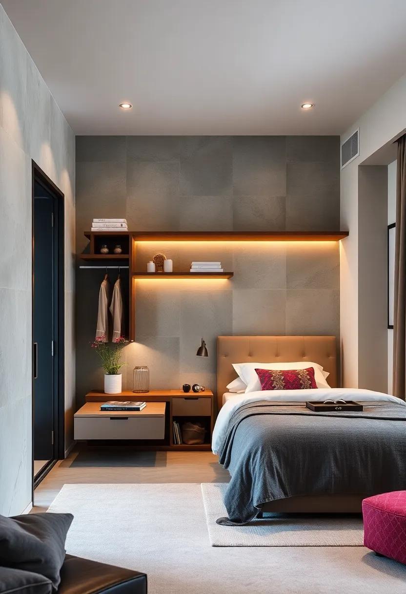 Floating Nightstands: Consider floating nightstands ‍to save ‍floor space while still providing essential functionality