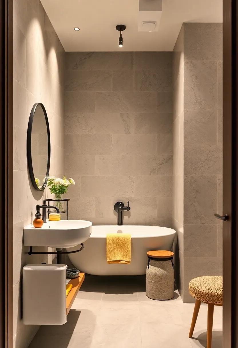 Reuse​ Vintage Finds: Hunt for vintage‌ furniture or ‌fixtures at​ thrift stores to add charm and character to your small bathroom while reducing the need‍ for new materials