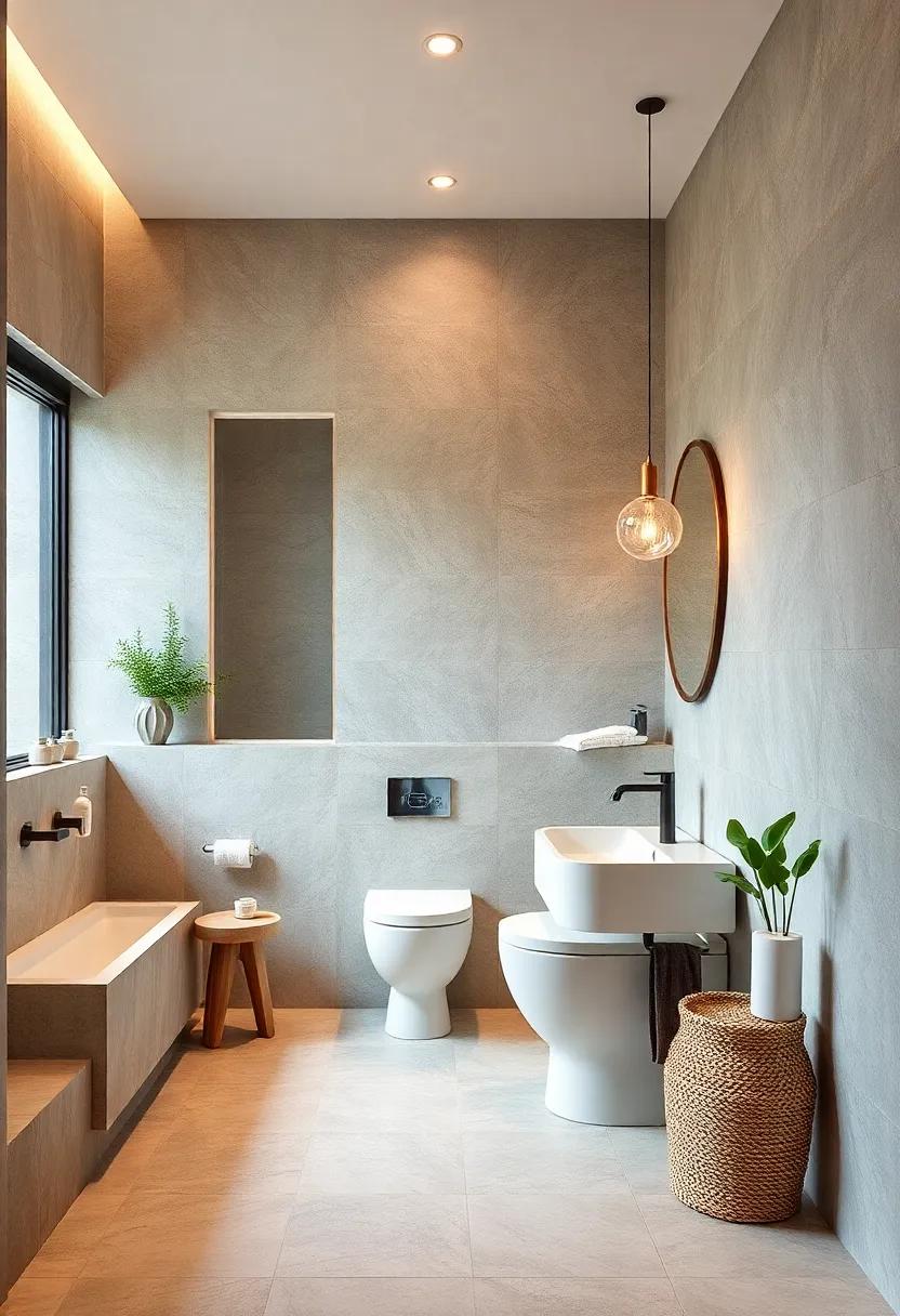 Utilize Compact Fixtures: Choose smaller-sized, modern‌ fixtures that ⁢maximize⁤ floor space and are ​designed with efficiency in mind, ​perfect for a​ small bathroom setting