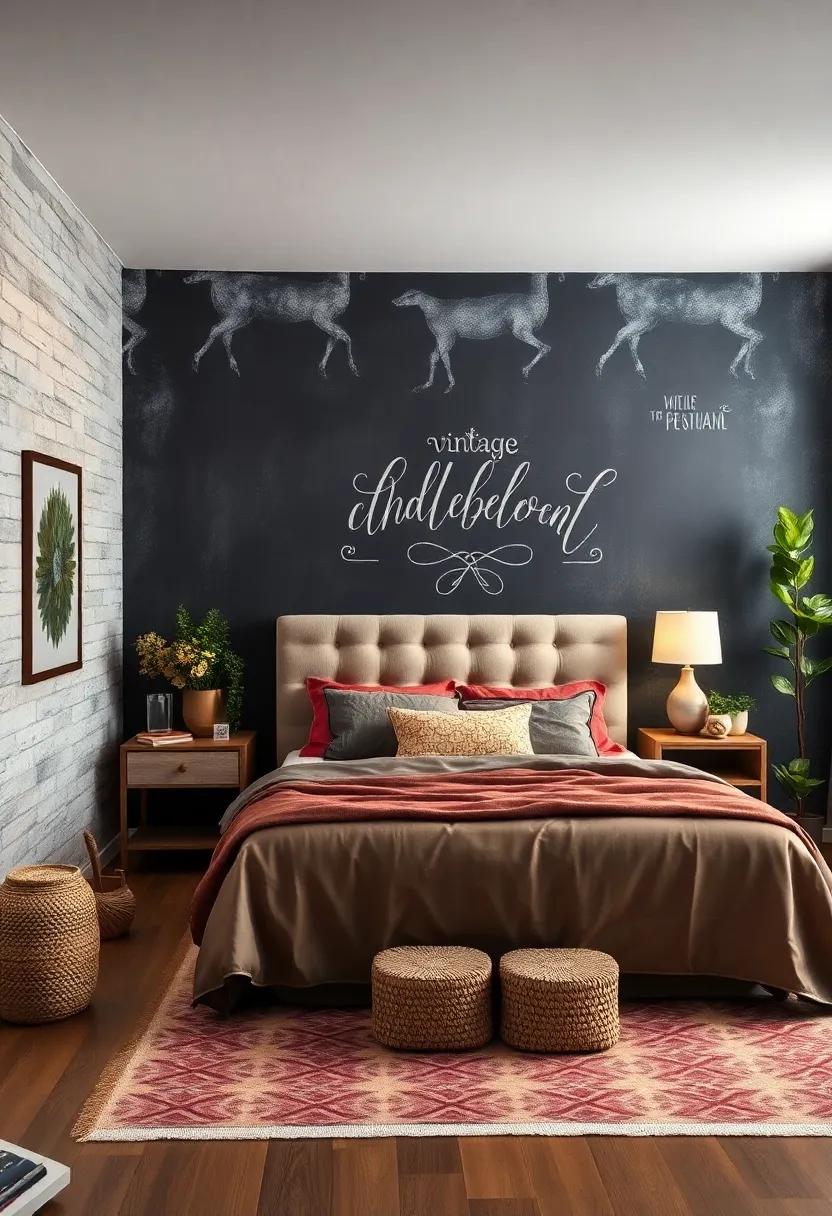 Chalkboard walls:‍ Embrace creativity with a chalkboard paint feature, perfect for ‌doodling ‍or writing love ⁢notes