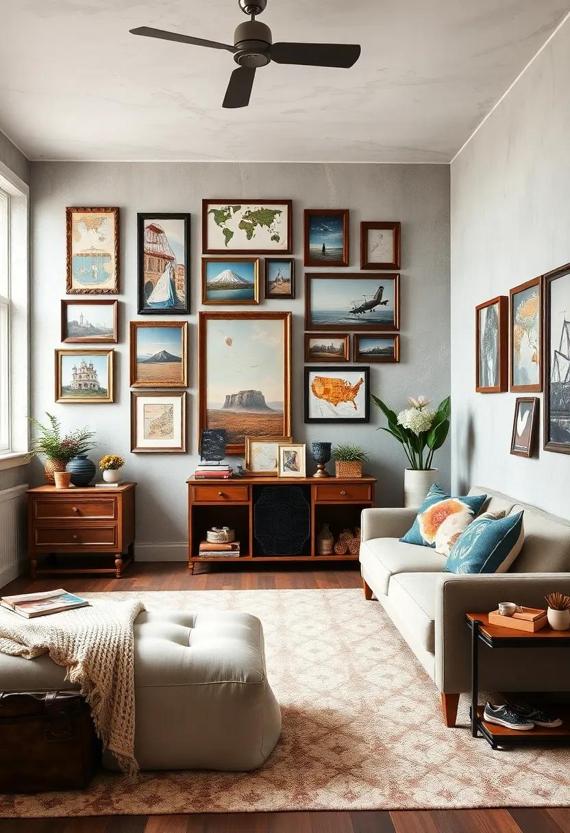 Vintage Photo Frames: Showcase your teen’s⁤ travel photos in mismatched vintage frames for​ an eclectic gallery display