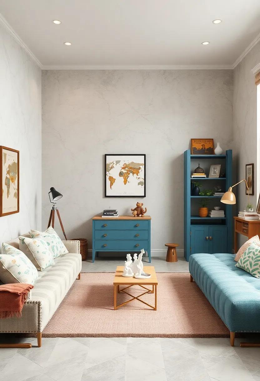 Porcelain Travel Figurines: ​Include delicate vintage travel-themed figurines or souvenirs from different cultures to ‌bring personality to the space