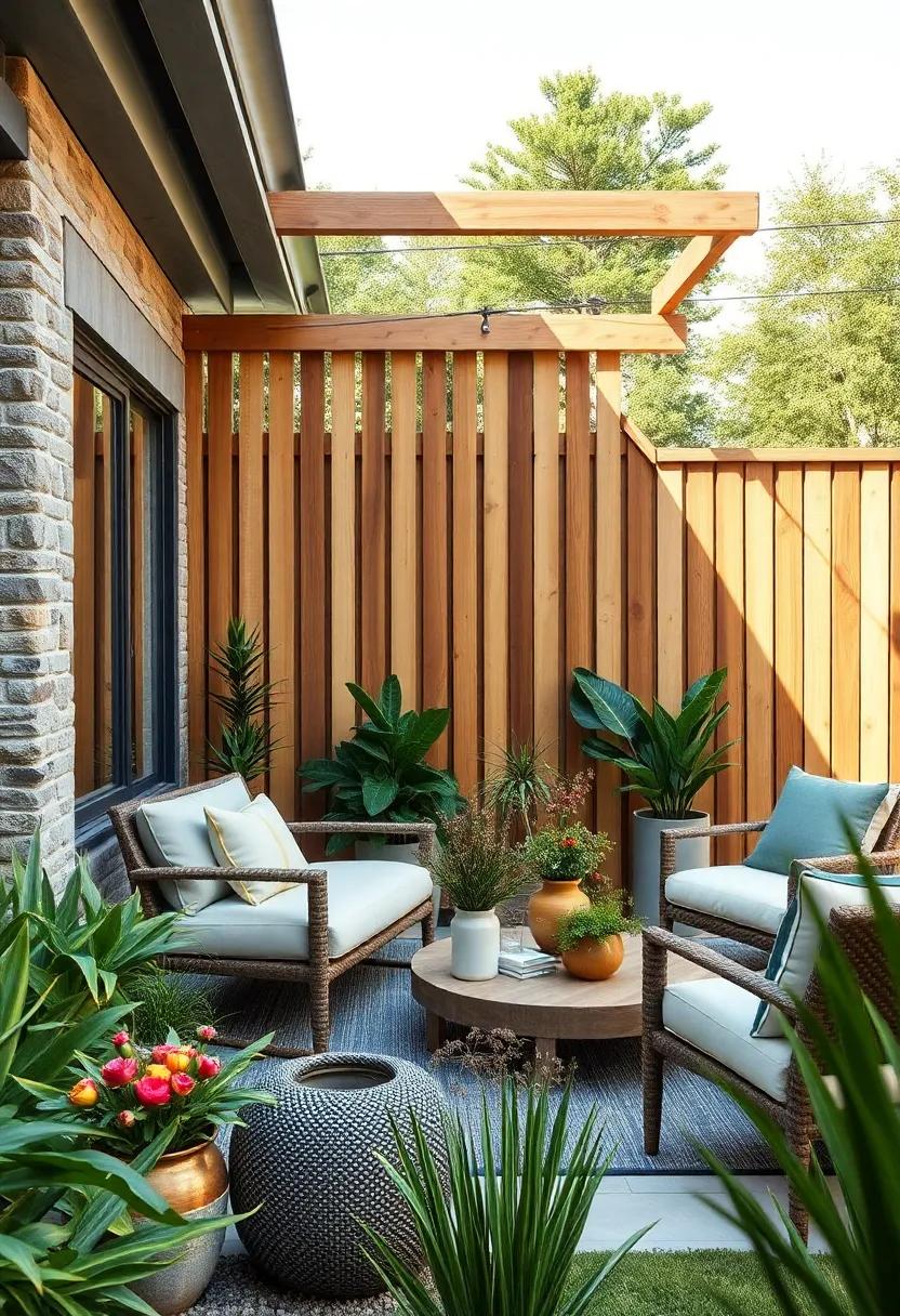 Composite Fencing: Combining wood and ‌plastic,‌ composite materials can stand up to wind‍ and weather, making traditional aesthetics more durable and ⁣low-maintenance