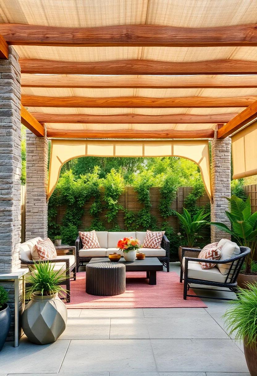 Pergola⁤ Wind Shields: Integrate solid ⁣panels into ⁣a pergola design, creating an enchanting outdoor space that minimizes‌ wind while serving as a beautiful‍ architectural feature