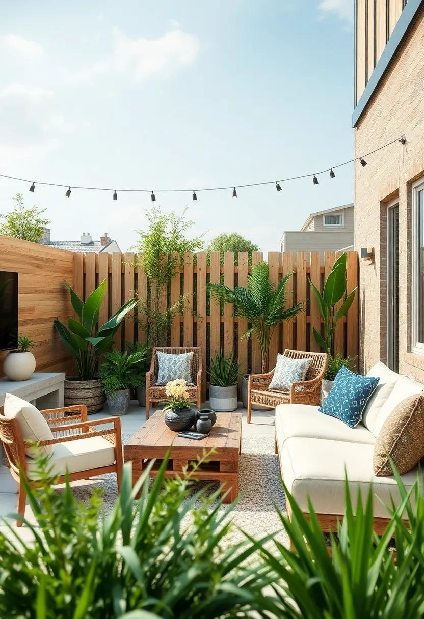 Recycled Pallet⁣ Fencing: ‌Upcycling pallets into fencing materials creates a sustainable​ solution that can be designed to repel‍ wind without significant‌ expense