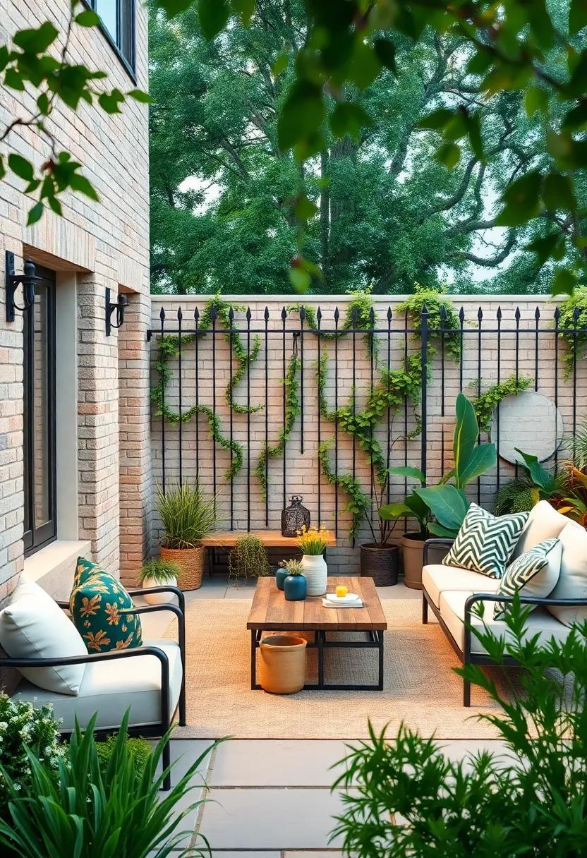 Wrought Iron Fence: elegant and ​sturdy, this material offers durability ​while creating an eye-catching border ​that keeps garden critters at bay