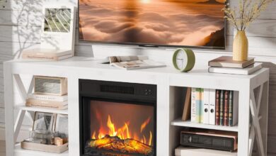 Our Honest Take on the VINGLI Fireplace TV Stand for Large TVs