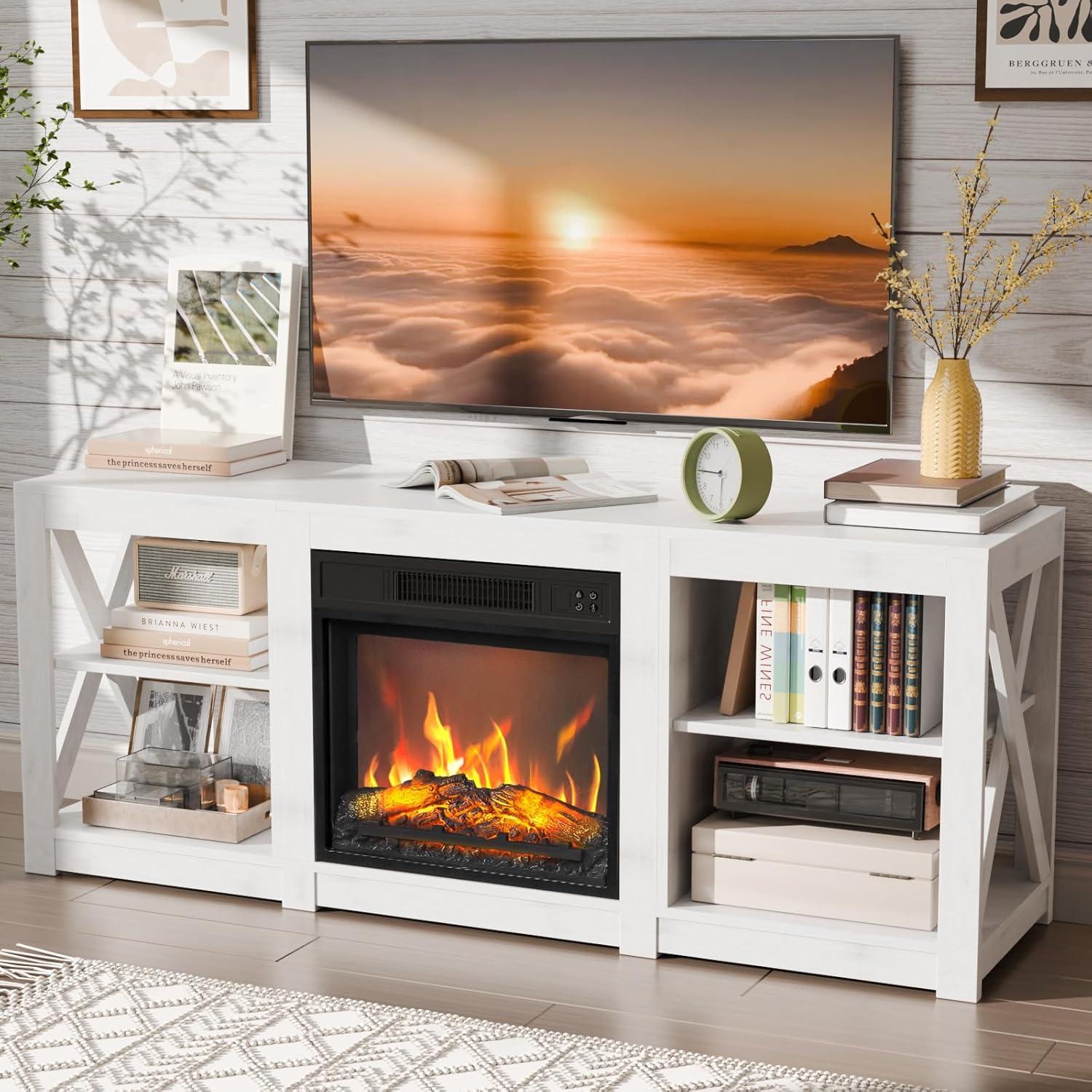 Our Honest Take on the VINGLI Fireplace TV Stand for Large TVs