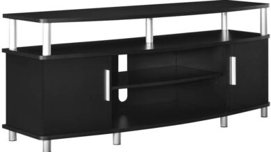 Why We Chose the Ameriwood Carson 50″ TV Stand for Our Living Room