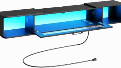 How We Transformed Our Space with the HOOBRO Floating TV Stand