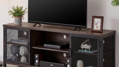 Our Take on the FATORRI Rustic Industrial TV Stand: Sturdy & Stylish