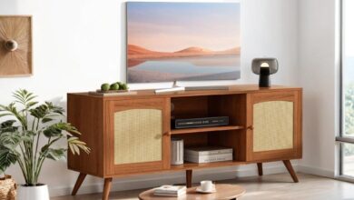 Our Take on the Brown Rattan TV Stand: Stylish, Sturdy, and Functional