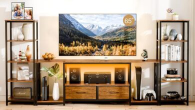 Our Review of the LovaraS TV Stand: Stylish, Spacious & Smart